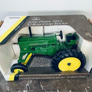 Vintage ERTL John Deere 1953 70 Row-Crop Tractor Diecast 1/16 Scale NRFB